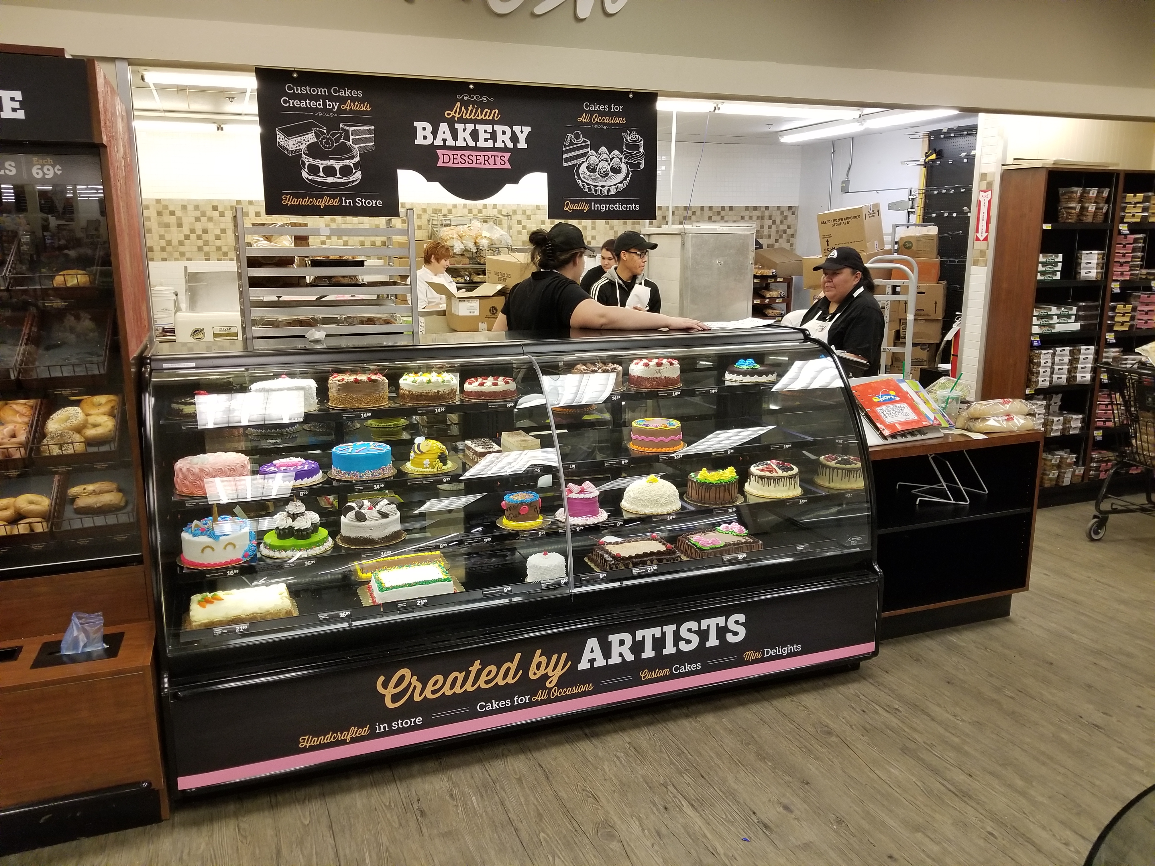 Albertsons Safeway Bakery Branded Elements and Signage Installation