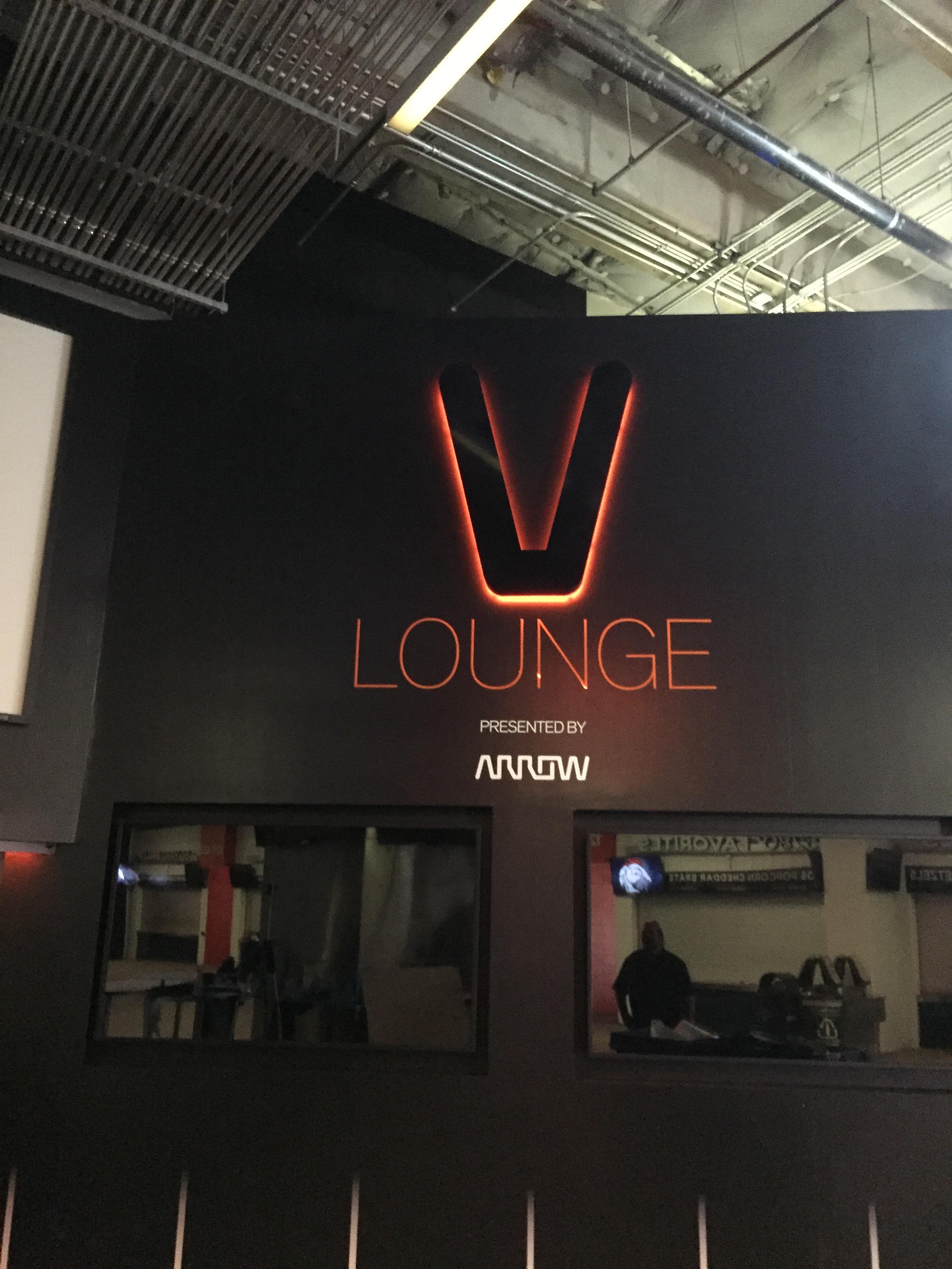 V Lounge by Arrow LED Signs Installation